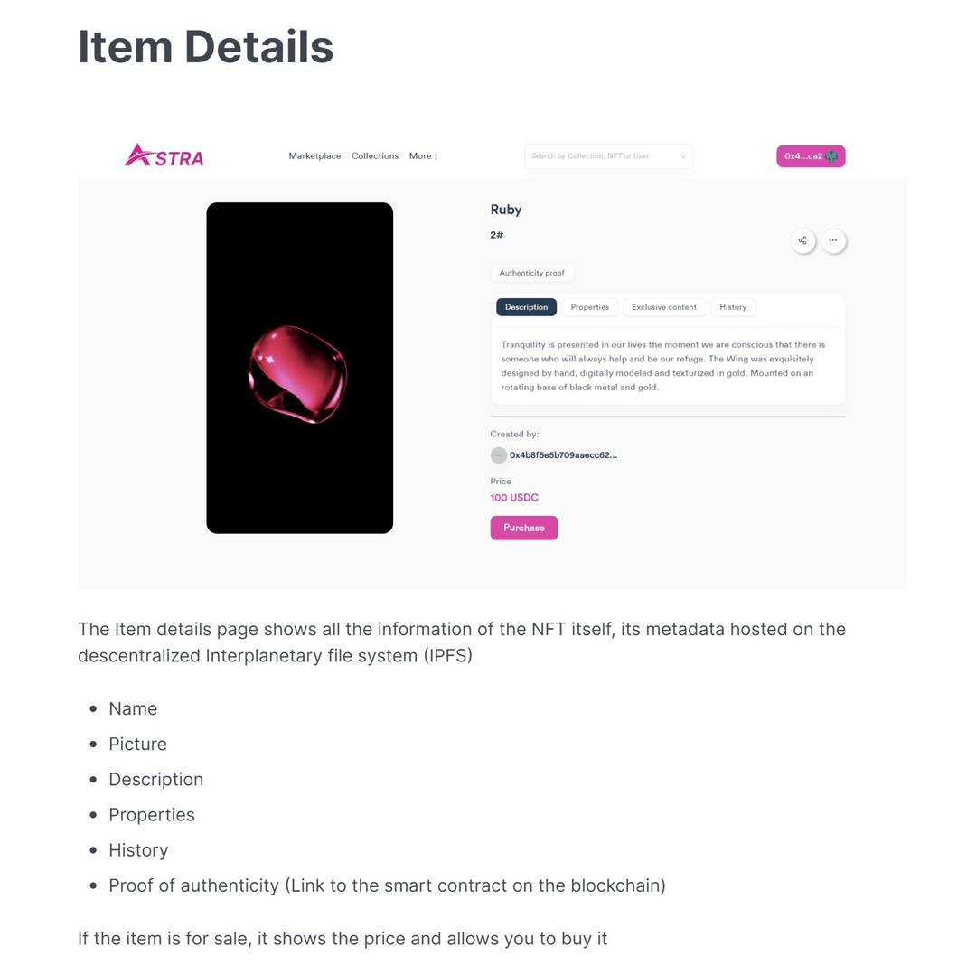 Item Details View